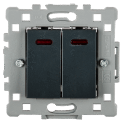 ΔΙΑΚΟΠΤΗΣ СХ.5 ΜΕ ΛΥΧΝΙΑ ΜΑΥΡΟΣ EL1612 SPLENDOR