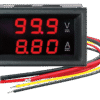 VAM-0-100V DC/0-10A DC Ψηφιακό DUAL βολτόμετρο 0-100V DC/ αμπερόμετρο 0-10A DC με ενσωματωμένο SHUNT 1