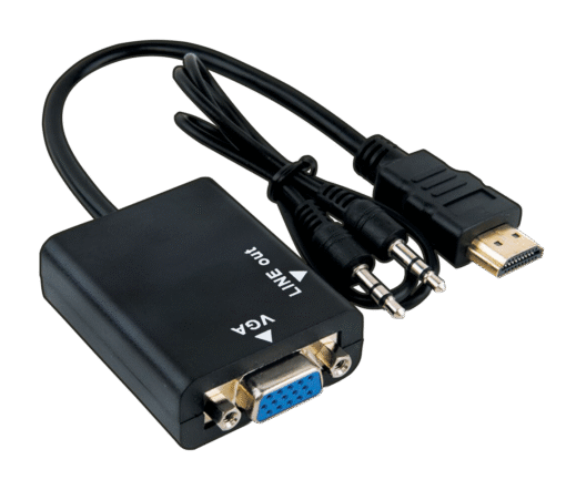 HDMI CABLE TO VGA AUDIO CONVERTER