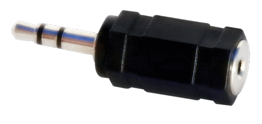MFAS 3.5-2.5 Adaptor ήχου 3,5mm (Jack ) stereo αρσενικό σε 2,5mm stereo θηλυκό.