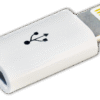 ADAPTOR MICRO USB TO APPLE LIGHTNING Adaptor micro usb θηλυκό σε APPLE lightning αρσενικό 2