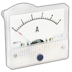 A2-V2 5A DC Αναλογικό αμπερόμετρο 0-5Α DC τύπου βίδας