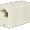LAN-CABLE COUPLER Lan Cable coupler (μούφα) RJ45 θηλυκό σε RJ45 θηλυκό 8P8C 1