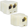 LAN-CABLE SPLITTER  1/2C Lan cable splitter RJ45 θηλυκό σε 2 RJ45 θηλυκά 8P8C