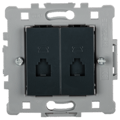 ΠΡΙΖΑ ΤΗΛΕΦΩΝΟΥ ΔΙΠΛΗ ΜΑΥΡΗ EL1632 SPLENDOR