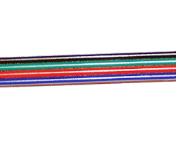 RGB-CONNECTOR CABLE-2 Διπλός connector για ταινίες Led RGB 5050 με καλώδιο και pin