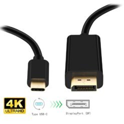 TYPE C TO DP CABLE 1,8m Καλώδιο Type C αρσενικό σε Display port αρσενικό 1.8m