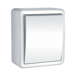 ΜΟΝΟΣ ΔΙΑΚΟΠΤΗΣ ΑΠΛΟΣ IP44 ΛΕΥΚΟΣ