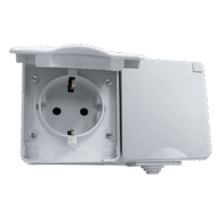 ΠΡΙΖΑ ΣΟΥΚΟ - ΔΙΠΛΗ IP65 ΓΚΡΙ