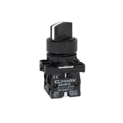 ECONOMIC BUTTON EL-ED25 NO+NC 2 POSITIONS BLACK