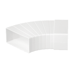 EL02-404 ADJUSTABLE KNEE 45° FOR FLAT DUCT 110/55