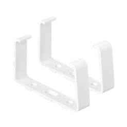 EL02-410 PVC CLIPS FOR FLAT DUCTS 110x55,2 PCS SET