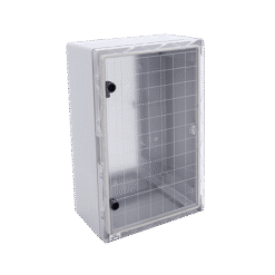 ΠΛΑΣΤΙΚΟΣ ΠΙΝΑΚΑΣ ABS 400x300x196 ΔΙΑΦΑΝΗ ΠΟΡΤΑ