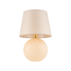 TK LIGHTING TABLE LAMP SANTANA 5591 1XE27 ECRU