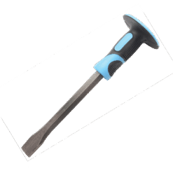 CHISEL AND PUNCH WITH TPR HANDLE 16x300mm