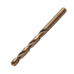 TWIST DRILL DIN338 TIN FINISHING 135° M35 9mm