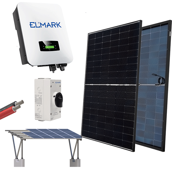 ON GRID SOLAR SYSTEM SET 3P/8KW+CARPORT STRUCTURE 3 ON GRID SOLAR SYSTEM SET 3P/8KW+CARPORT STRUCTURE