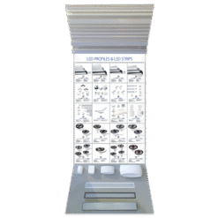ADVERTISING STAND- 11 LED PROFILES & LED STRIPS