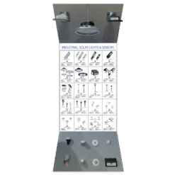 ADVERTISING STAND- 15 INDUSTRIAL-SOLAR-SENSORS