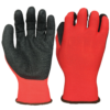 POLYESTER GLOVES COATED WITH LATEX SIZE 9 2