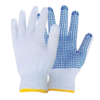 COTTON GLOVES WITH PVC DOTS SIZE 9 2