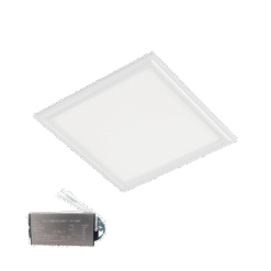 LED PANEL 40W 6500K 595x595mm WHITE FRAME+EM