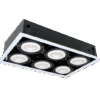 ΦΩΤΙΣΤΙΚΟ QUAD612 12W 6XE27 2700K ΓΚΡΙ ΣΚΟΥΡΟ 2
