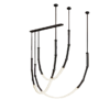 MILTON LED PENDANT 40W 3000K, BLACK 1