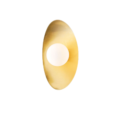 NEVES WALL LAMP 1XG9, GOLD