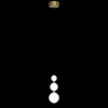 PEARL LED PENDANT 9W 3000K, GOLD 2