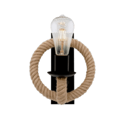 ROPE ΑΠΛΙΚΑ 1XE27 ΜΑΥΡΟ