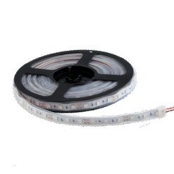 LED600 3528 12V/DC IP67 WW/5m, white PCB