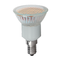 LED ΛΑΜΠΤΗΡΑΣ LED60SMD3528 3W E14 230V ΛΕΥΚΟ ΘΕΡΜΟ