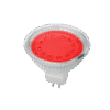LED ΛΑΜΠΤΗΡΑΣ MR16 SMD2835 3W G5,3 230V 3000K ΚΟΚΚΙΝΟ 1