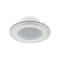 LED ΠΑΝΕΛ ΣΤΡΟΓΓΥΛΟ ΜΕ ΓΥΑΛΙ 6W 4000K