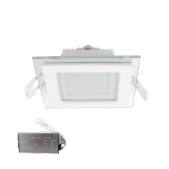 LED ΠΑΝΕΛ ΤΕΤΡΑΓΩΝΟ ΜΕ ΓΥΑΛΙ 18W 2700K+ ΚΙΤ ΑΣΦΑΛΕΙΑΣ