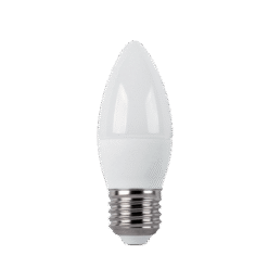 ΛΑΜΠΤΗΡΑΣ LED ΚΕΡΑΚΙ C37 SMD2835 8W E27 230V ΘΕΡΜΟ ΛΕΥΚΟ