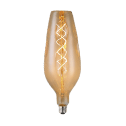 LED ΛΑΜΠΑ VINTAGE ΝΤΙΜΑΡΙΖΟΜΕΝΗ 4W E27 2200K D120 ΜΕΛΙ