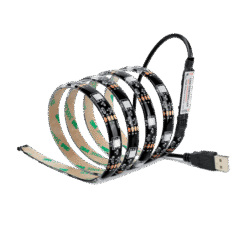 USB LED ΤΑΙΝΙΑ 5050 5VDC 30PCS/M IP20 RGB 3m