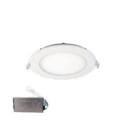 STELLAR LED ΠΑΝΕΛ ΣΤΡΟΓΓΥΛΟ ΧΩΝΕΥΤΟ 12W 4000K+ ΚΙΤ ΑΣΦΑΛΕΙΑΣ
