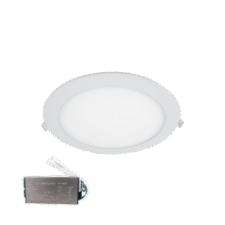 STELLAR LED ΠΑΝΕΛ ΣΤΡΟΓΓΥΛΟ ΧΩΝΕΥΤΟ 24W 6500K+ ΚΙΤ ΑΣΦΑΛΕΙΑΣ