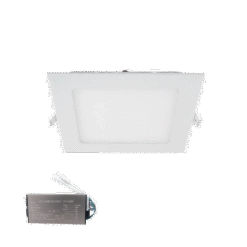 STELLAR LED ΠΑΝΕΛ ΤΕΤΡΑΓΩΝΟ ΧΩΝΕΥΤΟ 12W 2700K+ ΚΙΤ ΑΣΦΑΛΕΙΑΣ
