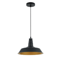 MATT ΚΡΕΜΑΣΤΟ ΦΩΤΙΣΤΙΚΟ 1XE27 ΜΑΥΡΟ D360mm