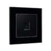 SINGLE LAN SOCKET GLASS FRAME BLACK 2