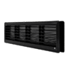 EL02-129 DOOR GRILLE 115x430MM, BLACK 1