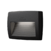 LORENZA 190 LED ΑΠΛΙΚΑ 7.5W CCT 4000K IP55 ΜΑΥΡΟ 2