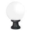 GLOBE 250 OPAL GARDEN FLOOR LAMP 1XE27 IP55 BLACK 2
