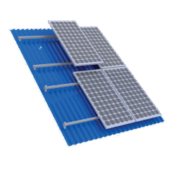 STRUCTURE FOR SANDWICH ROOF 580W PANEL 20kW,SET