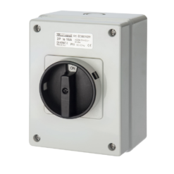 EC660 SURFACE SCHUNTING SWITCH 2P 16A BLACK
