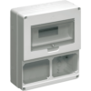 INDUSTRIAL BOARD FOR 2 HORIZONTAL PANELS, 12 MOD 1